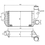 Peugeot Ladeluftkhler     Ducato, Boxer 94-02, 8348104