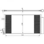 Opel Kondensator    Fiat Doblo, 8348600