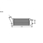 Peugeot Ladeluftkhler  P.307/308; 307 Lim./SW/Break 05-07, 8423406