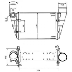 Volkswagen Ladeluftkhler    Audi A4, 8501113