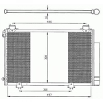 Toyota Kondensator         Yaris, Yaris Verso 99-05, 8660500