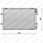 Rover Kondensator     Rover 600, 8704001