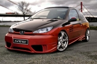 Peugeot 206 side skirts DJ NTC Design